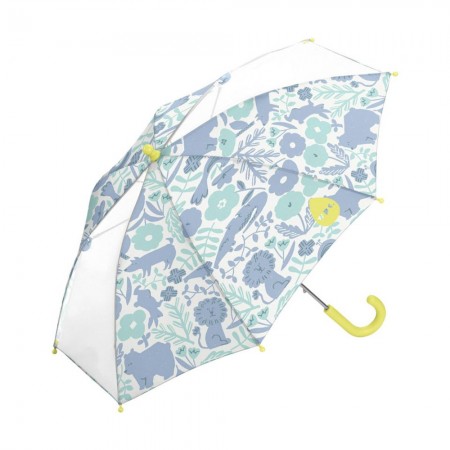日本 Wpc. wkn-W067  動物奇緣 兒童雨傘 透明視窗 安全開關傘