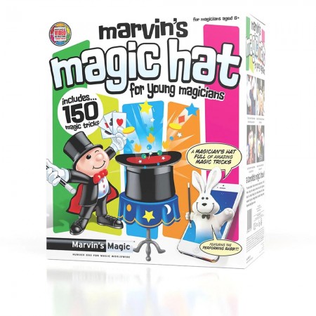 【英國魔術專家Marvin's Magic】: 馬文的魔術帽 含手機互動魔術, 影片和中文操作App