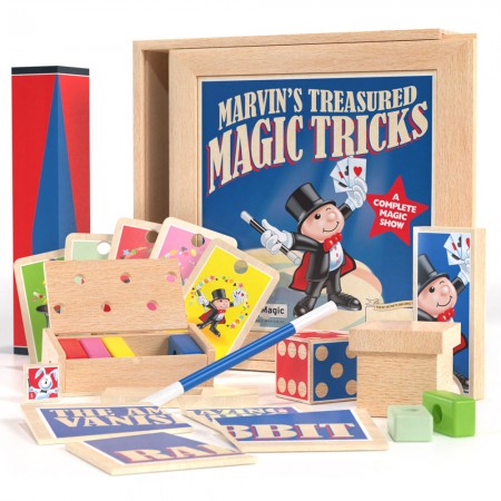 【英國魔術專家Marvin's Magic】: 馬文的木製魔術寶盒 易於表演 讓人驚嘆 含影片和中文操作App