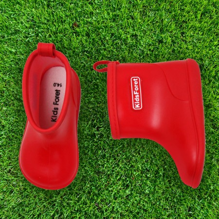 日本KidsForet  B81824R  紅色  兒童雨鞋