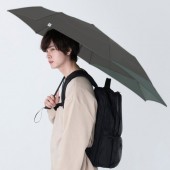 日本Wpc. Folding Umbrella 背保護摺疊傘 MSS-030鐵灰色 摺疊/抗UV晴雨傘 附收納袋