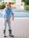 【美國OAKI】兒童提把雨鞋 115105 愛 和平 彩虹