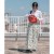 日本KIU 212-260 油畫迷彩 抗UV透氣防水裙 內有腰圍調整扣 攤開變野餐巾 附收納袋