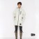 日本KIU 116908 白色 空氣感雨衣/時尚防水風衣 附收納袋(男女適用)
