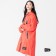 日本KIU 116909 粉紅色 空氣感雨衣/時尚防水風衣 附收納袋(男女適用)