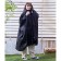 日本KIU 319-900 黑色 成人日常斗篷雨衣 附收納袋(男女適用)