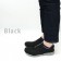 日本Karu Karu 黑色 快速套穿輕鬆運動走路鞋(女)LC3916-BK